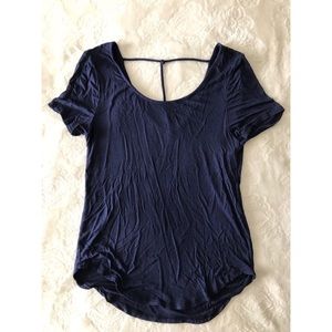 Navy blue top